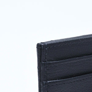 新品同様 CHANEL シャネル クラシック カードケース AP3595 ランダム番台 ブラック ココマークグレインゴートスキン ゴールド金具 中古 4a009287