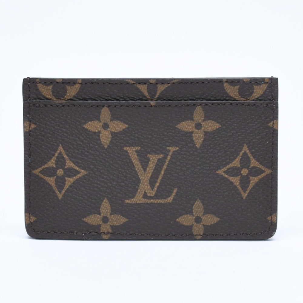 新品同様 LOUISVUITTON ルイヴィトン ポルトカルトサーンプル シマウマ カードケース 名刺入れ M11448 モノグラムキャンバス ブラウン 中古 4a009282