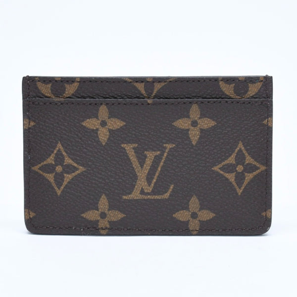 新品同様 LOUISVUITTON ルイヴィトン ポルトカルトサーンプル シマウマ カードケース 名刺入れ M11448 モノグラムキャンバス ブラウン 中古 4a009282