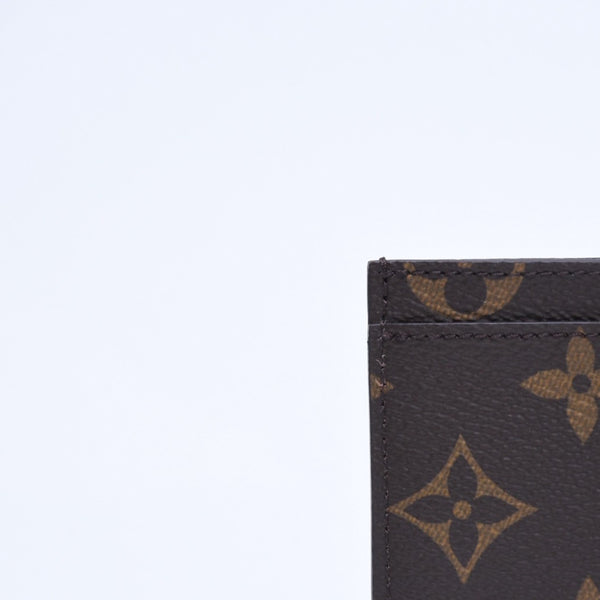 新品同様 LOUISVUITTON ルイヴィトン ポルトカルトサーンプル シマウマ カードケース 名刺入れ M11448 モノグラムキャンバス ブラウン 中古 4a009282