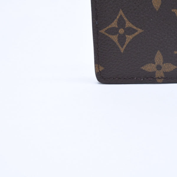 新品同様 LOUISVUITTON ルイヴィトン ポルトカルトサーンプル シマウマ カードケース 名刺入れ M11448 モノグラムキャンバス ブラウン 中古 4a009282