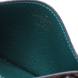 新品同様 LOUISVUITTON ルイヴィトン ポルトカルトサーンプル シマウマ カードケース 名刺入れ M11448 モノグラムキャンバス ブラウン 中古 4a009282