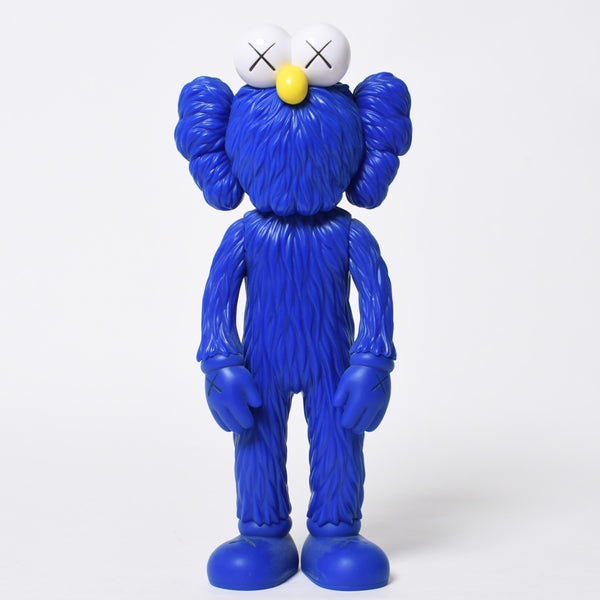 KAWS BFF Open Edition Vinyl Figure Blue カウズ フィギュア ブルー メディコムトイ MoMA EXCLUSIVE MEDICOM TOY 美品 限定 中古 4a009301