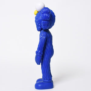KAWS BFF Open Edition Vinyl Figure Blue カウズ フィギュア ブルー メディコムトイ MoMA EXCLUSIVE MEDICOM TOY 美品 限定 中古 4a009301