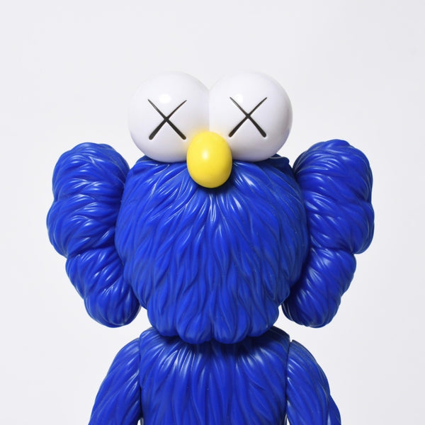 KAWS BFF Open Edition Vinyl Figure Blue カウズ フィギュア ブルー メディコムトイ MoMA EXCLUSIVE MEDICOM TOY 美品 限定 中古 4a009301