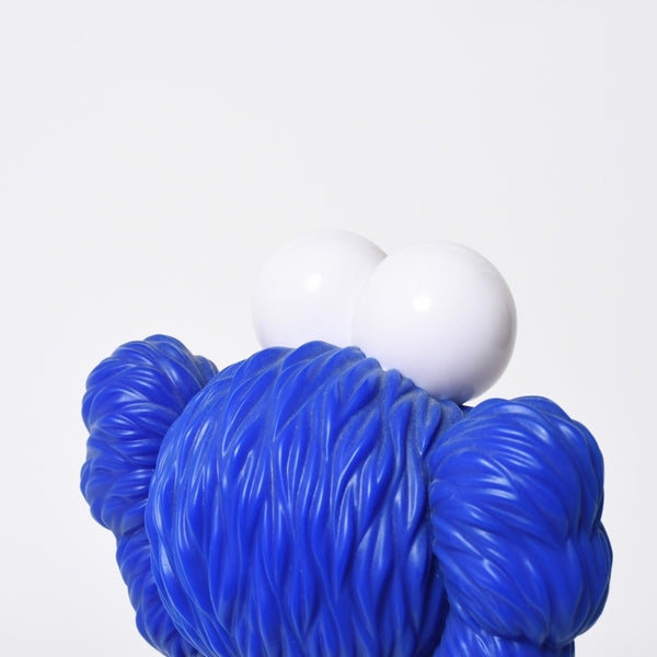 KAWS BFF Open Edition Vinyl Figure Blue カウズ フィギュア ブルー メディコムトイ MoMA EXCLUSIVE MEDICOM TOY 美品 限定 中古 4a009301