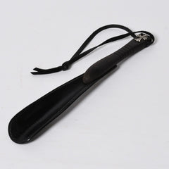 極美品 CHROME HEARTS クロムハーツ SHOE HORN W/EBONY シューホーン 靴ベラ CHクロス エボニーウッド シルバー925 中古 4a009222