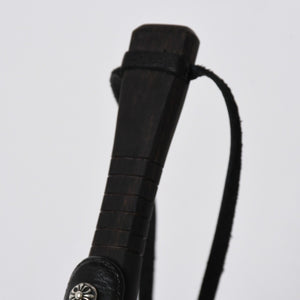 極美品 CHROME HEARTS クロムハーツ SHOE HORN W/EBONY シューホーン 靴ベラ CHクロス エボニーウッド シルバー925 中古 4a009222