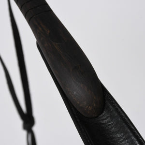 極美品 CHROME HEARTS クロムハーツ SHOE HORN W/EBONY シューホーン 靴ベラ CHクロス エボニーウッド シルバー925 中古 4a009222