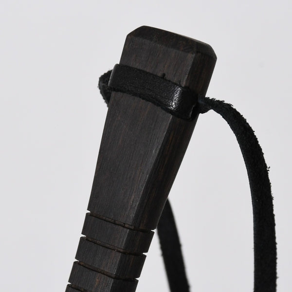 極美品 CHROME HEARTS クロムハーツ SHOE HORN W/EBONY シューホーン 靴ベラ CHクロス エボニーウッド シルバー925 中古 4a009222