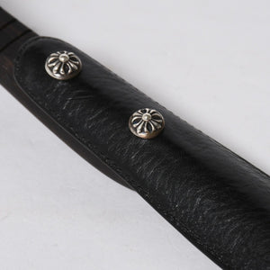 極美品 CHROME HEARTS クロムハーツ SHOE HORN W/EBONY シューホーン 靴ベラ CHクロス エボニーウッド シルバー925 中古 4a009222