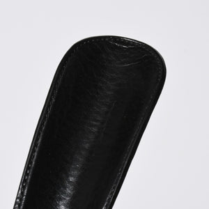 極美品 CHROME HEARTS クロムハーツ SHOE HORN W/EBONY シューホーン 靴ベラ CHクロス エボニーウッド シルバー925 中古 4a009222