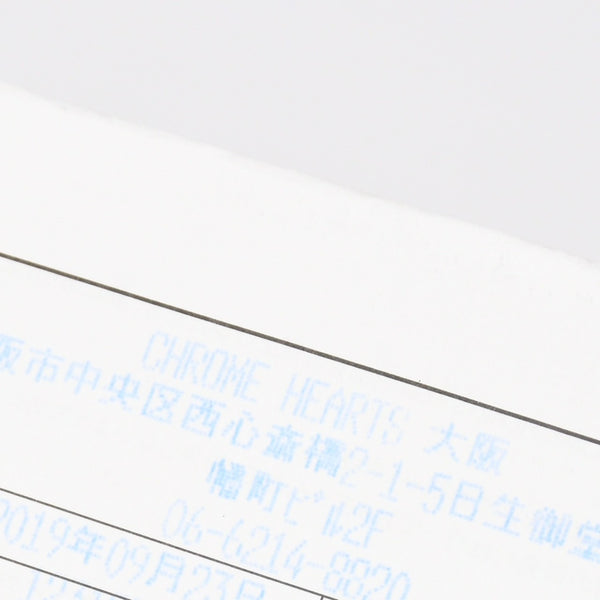 極美品 CHROME HEARTS クロムハーツ SHOE HORN W/EBONY シューホーン 靴ベラ CHクロス エボニーウッド シルバー925 中古 4a009222
