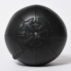 極美品 CHROME HEARTS クロムハーツ MEDICINE BALL SML メディシンボール スモール CHプラスパッチ 4パッチ レザー シルバー925 中古 4a009220