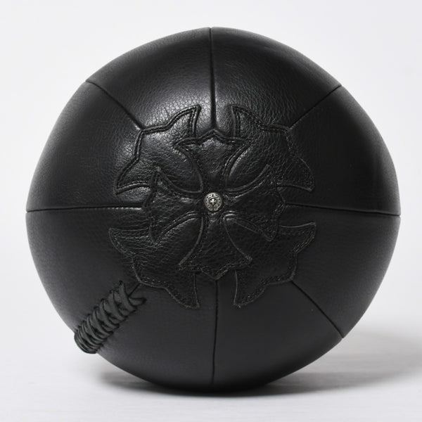 極美品 CHROME HEARTS クロムハーツ MEDICINE BALL SML メディシンボール スモール CHプラスパッチ 4パッチ レザー シルバー925 中古 4a009220
