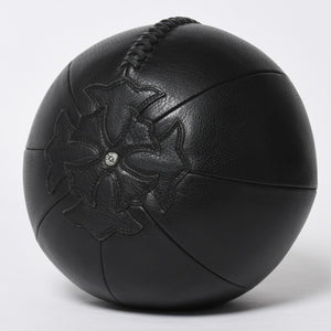 極美品 CHROME HEARTS クロムハーツ MEDICINE BALL SML メディシンボール スモール CHプラスパッチ 4パッチ レザー シルバー925 中古 4a009220