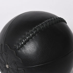 極美品 CHROME HEARTS クロムハーツ MEDICINE BALL SML メディシンボール スモール CHプラスパッチ 4パッチ レザー シルバー925 中古 4a009220