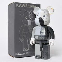 KAWS BE@RBRIK Gray COMPANION Human Anatomy Model 400% Original Fake Excellent Condition Used 4a009304