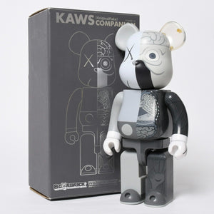 KAWS BE@RBRIK Gray COMPANION Human Anatomy Model 400% Original Fake Excellent Condition Used 4a009304