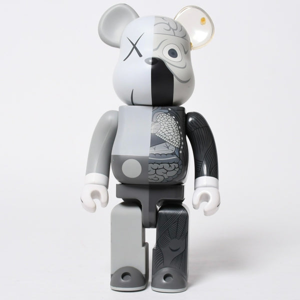 KAWS BE@RBRIK Gray COMPANION Human Anatomy Model 400% Original Fake Excellent Condition Used 4a009304