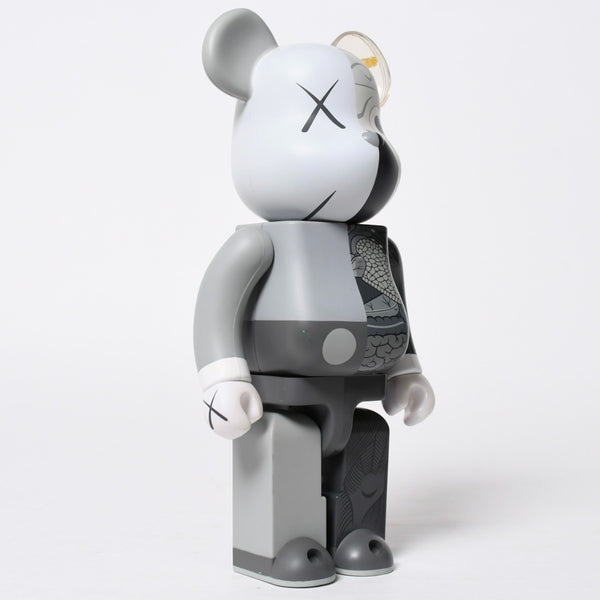 KAWS BE@RBRIK Gray COMPANION Human Anatomy Model 400% Original Fake Excellent Condition Used 4a009304