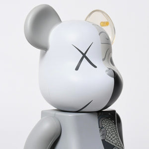 KAWS BE@RBRIK Gray COMPANION Human Anatomy Model 400% Original Fake Excellent Condition Used 4a009304