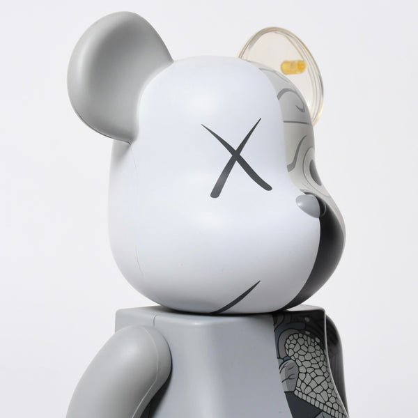 KAWS BE@RBRIK Gray COMPANION Human Anatomy Model 400% Original Fake Excellent Condition Used 4a009304