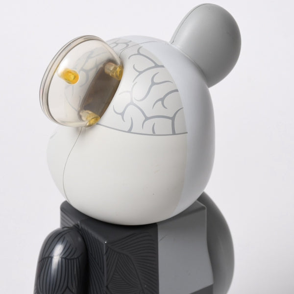 KAWS BE@RBRIK Gray COMPANION Human Anatomy Model 400% Original Fake Excellent Condition Used 4a009304