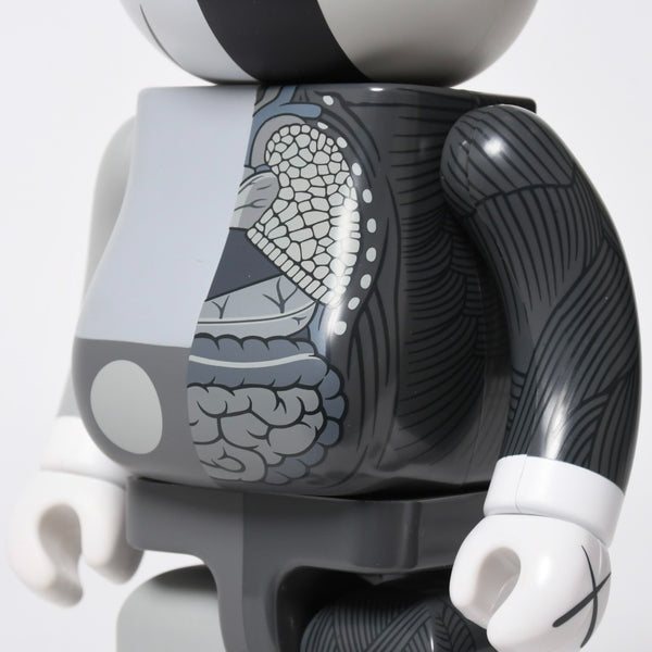 KAWS BE@RBRIK Gray COMPANION Human Anatomy Model 400% Original Fake Excellent Condition Used 4a009304