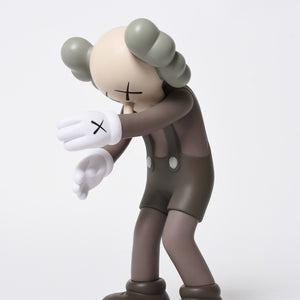 KAWS カウズ MEDICOM TOY メディコムトイ SMALL LIE companion フィギュア サイズ 11アート ブラウン 美品 中古 4a009305