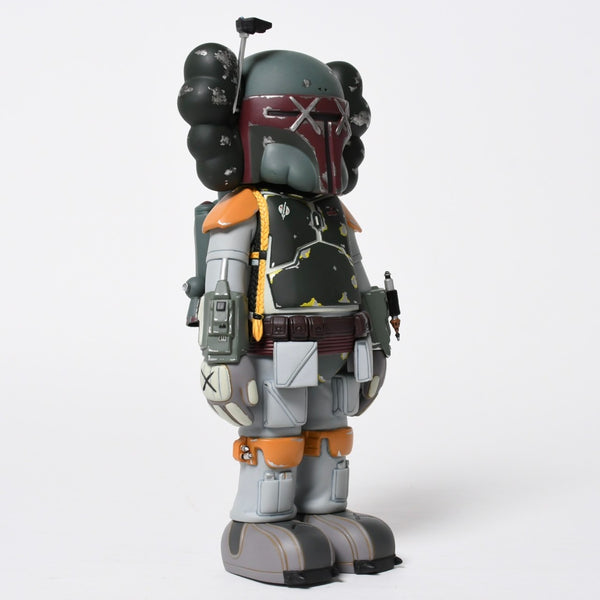 新品同様品 カウズ KAWS ×STAR WARS×MEDICOM TOY Boba Fett Companion KAWS Version フィギュア カーキ 中古 4a009302