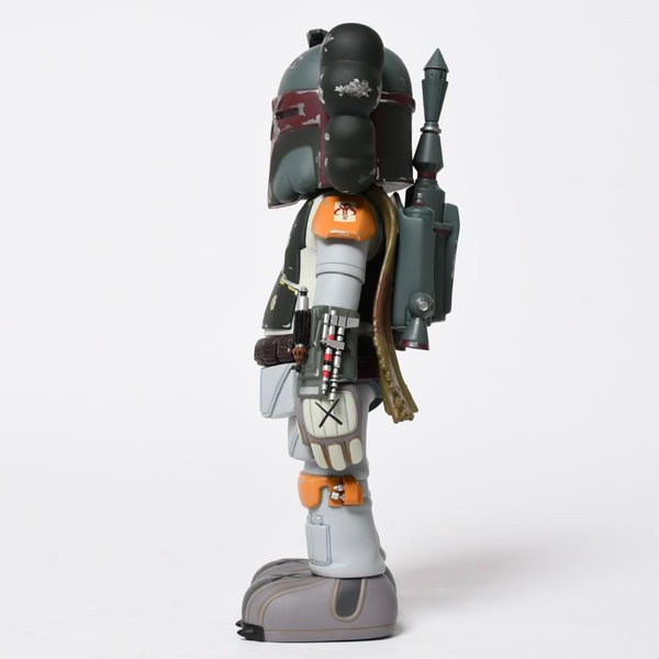 新品同様品 カウズ KAWS ×STAR WARS×MEDICOM TOY Boba Fett Companion KAWS Version フィギュア カーキ 中古 4a009302