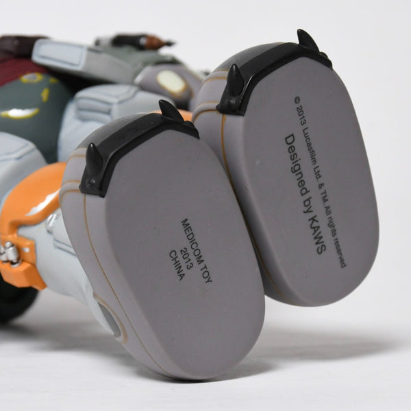 新品同様品 カウズ KAWS ×STAR WARS×MEDICOM TOY Boba Fett Companion KAWS Version フィギュア カーキ 中古 4a009302