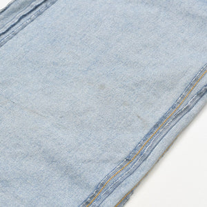 VETEMENTS ヴェトモン 23SS インサイドアウトパッチバギーデニムパンツ インディゴ UE63PA265N サイズS 美品 中古 4a009309