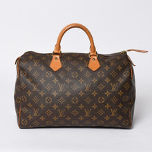 画像をギャラリービューアに読み込む, LOUIS VUITTON ルイヴィトン モノグラム スピーディ35 ハンドバッグ M41524 SP0947 ブラウン ボストンバッグ 美品 中古 4b009305