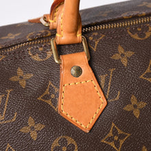 画像をギャラリービューアに読み込む, LOUIS VUITTON ルイヴィトン モノグラム スピーディ35 ハンドバッグ M41524 SP0947 ブラウン ボストンバッグ 美品 中古 4b009305