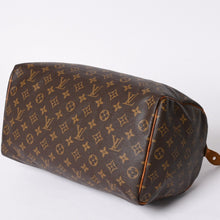 画像をギャラリービューアに読み込む, LOUIS VUITTON ルイヴィトン モノグラム スピーディ35 ハンドバッグ M41524 SP0947 ブラウン ボストンバッグ 美品 中古 4b009305