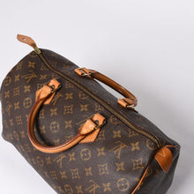 画像をギャラリービューアに読み込む, LOUIS VUITTON ルイヴィトン モノグラム スピーディ35 ハンドバッグ M41524 SP0947 ブラウン ボストンバッグ 美品 中古 4b009305