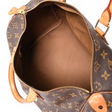 画像をギャラリービューアに読み込む, LOUIS VUITTON ルイヴィトン モノグラム スピーディ35 ハンドバッグ M41524 SP0947 ブラウン ボストンバッグ 美品 中古 4b009305