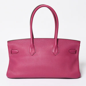 HERMES エルメス ショルダーバーキン42 トリヨンクレマンス ハンドバッグ ◻︎P刻印 ゴルチェ期 ローズパープル ゴールド金具 美品 中古 4a009723