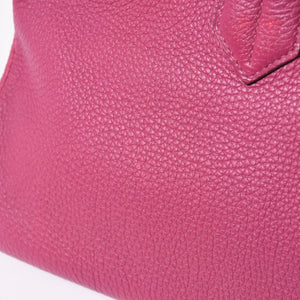 HERMES エルメス ショルダーバーキン42 トリヨンクレマンス ハンドバッグ ◻︎P刻印 ゴルチェ期 ローズパープル ゴールド金具 美品 中古 4a009723