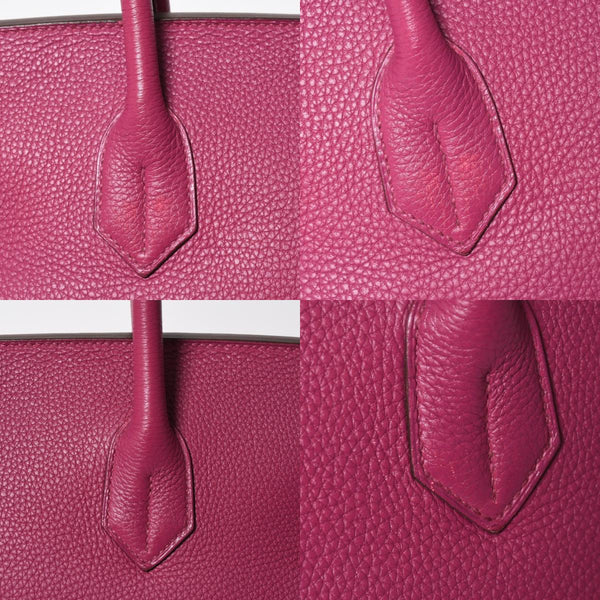 HERMES エルメス ショルダーバーキン42 トリヨンクレマンス ハンドバッグ ◻︎P刻印 ゴルチェ期 ローズパープル ゴールド金具 美品 中古 4a009723
