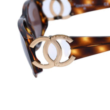 画像をギャラリービューアに読み込む, CHANEL シャネル ヴィンテージサングラス ベッコウ柄 ブラウン ゴールド 02461 91235 ココマーク 良品 中古 4a001575
