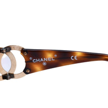 画像をギャラリービューアに読み込む, CHANEL シャネル ヴィンテージサングラス ベッコウ柄 ブラウン ゴールド 02461 91235 ココマーク 良品 中古 4a001575