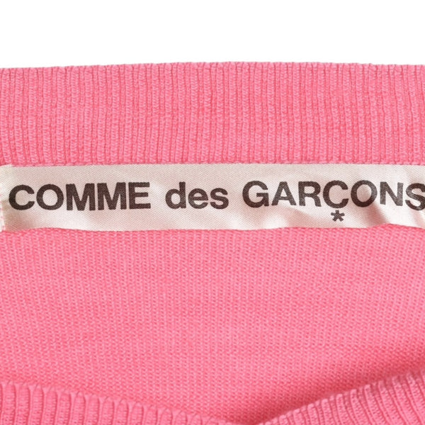 Very Good Condition COMME des GARCONS Knit Vest GO-N003 AD2005 One Size Lace Up Wool Pink Used 4a009321