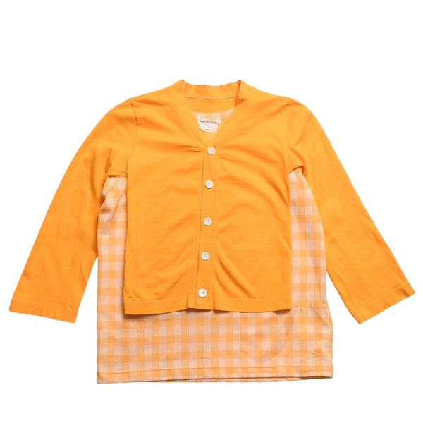 COMME des GARCONS Docking Long Sleeve Cut and Sew GA-T037 Size S AD2007 Plaid Archive Good Condition Used 4a009320