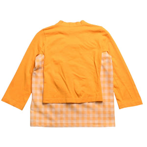 COMME des GARCONS Docking Long Sleeve Cut and Sew GA-T037 Size S AD2007 Plaid Archive Good Condition Used 4a009320