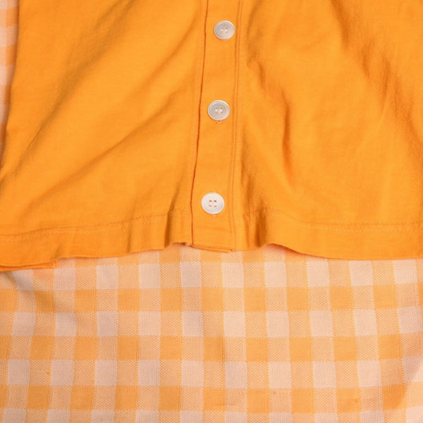 COMME des GARCONS Docking Long Sleeve Cut and Sew GA-T037 Size S AD2007 Plaid Archive Good Condition Used 4a009320