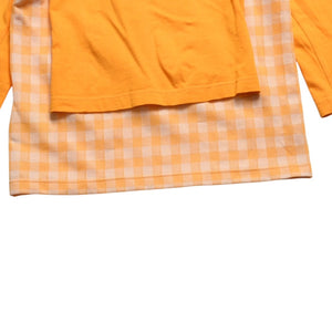 COMME des GARCONS Docking Long Sleeve Cut and Sew GA-T037 Size S AD2007 Plaid Archive Good Condition Used 4a009320