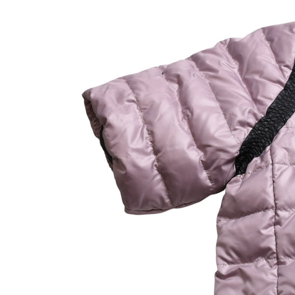 MIU MIU Short Sleeve Down Jacket Outer Purple Black Size S 42 Made in Italy Good Condition Used 4a009638